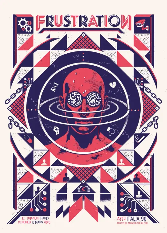 FRUSTRATION (gigposter Paris 2020)