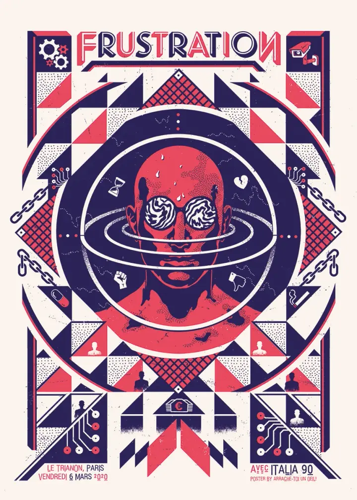 FRUSTRATION (gigposter Paris 2020)