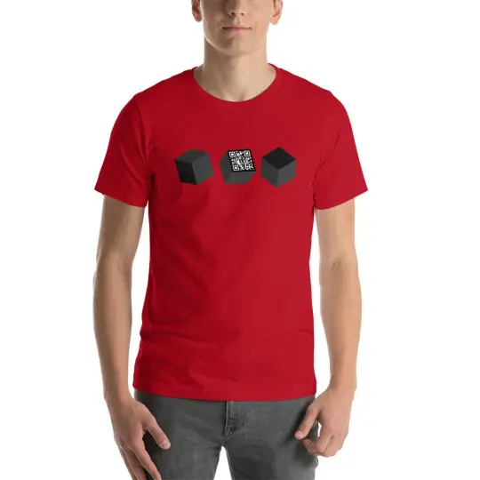 3 CUBE QR Short-Sleeve Unisex T-Shirt | Available in Multiple Colors!