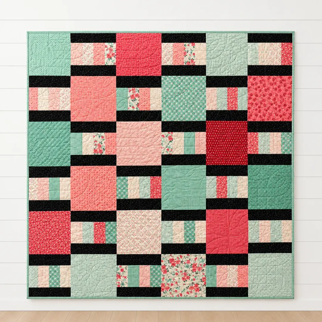 Helpful Heifer Peppermint Layer Cake Quilt