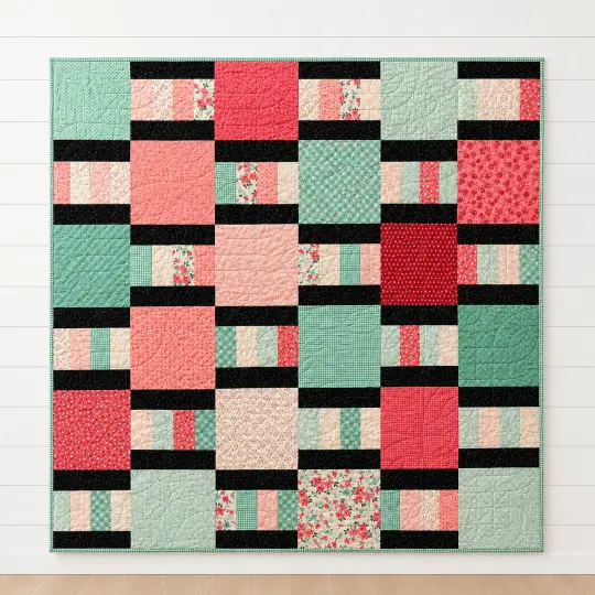 Helpful Heifer Peppermint Layer Cake Quilt