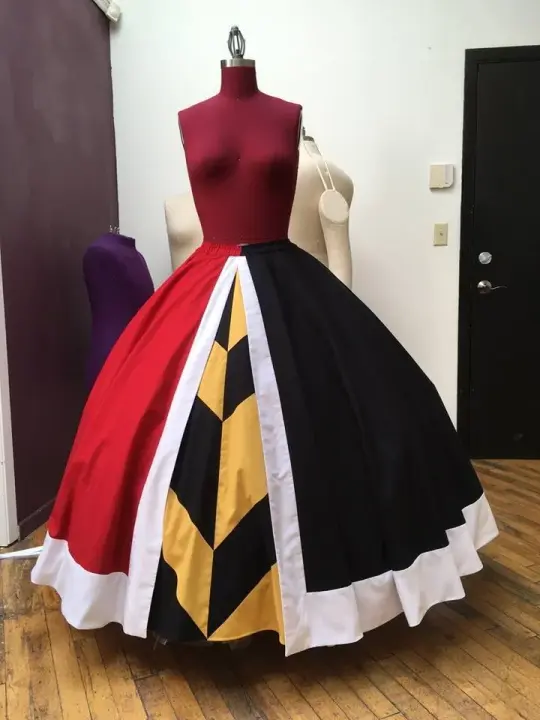 Red Queen Sewing Pattern Card of Hearts - PDF ONLY - VIDEO Instruction