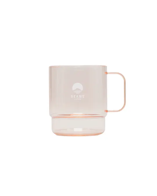 Beams Japan Stacking Mug Orange/White Logo