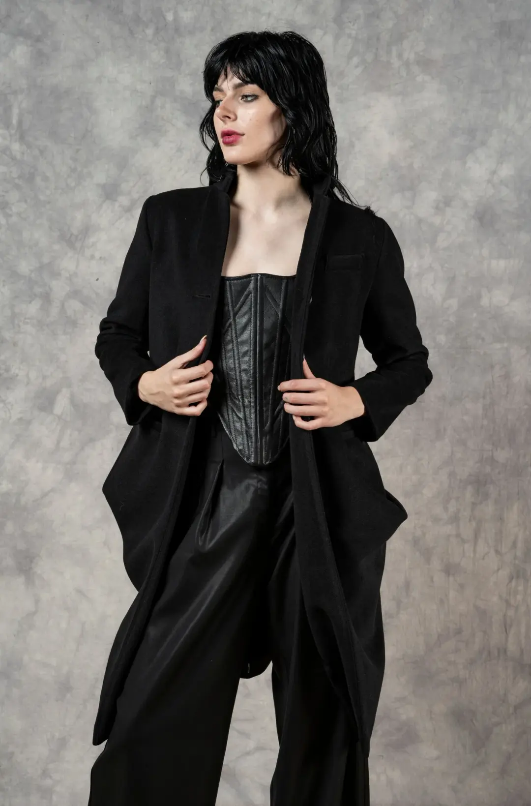 FW23 Diamond Corset in Leather (Limited Edition)