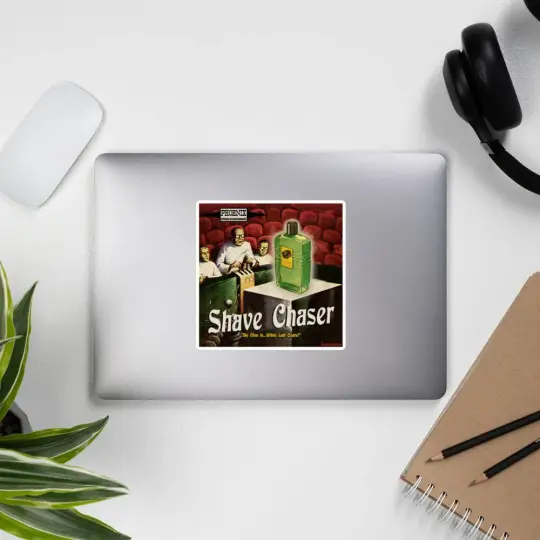 Shave Chaser Bubble-Free Vinyl Stickers | Available in 3 Sizes!
