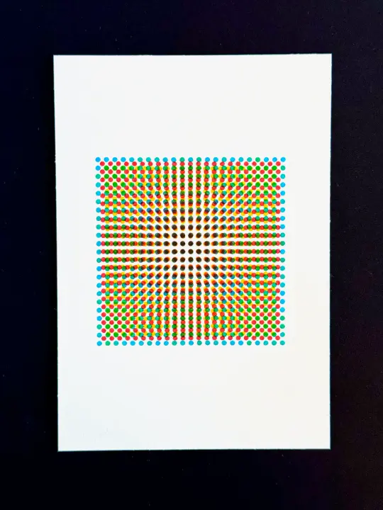 Chromatic Aberration 01  — 5x7" pen plot