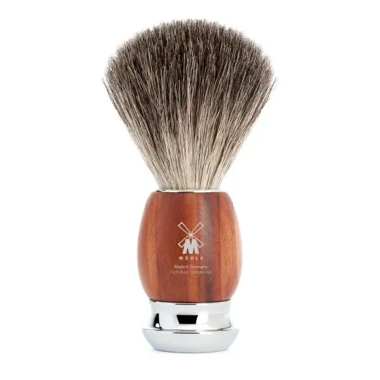 MÜHLE VIVO Shaving Brush, Pure Badger, Plum Tree