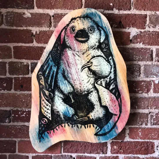 The Seer Cut Out on Raised Pine