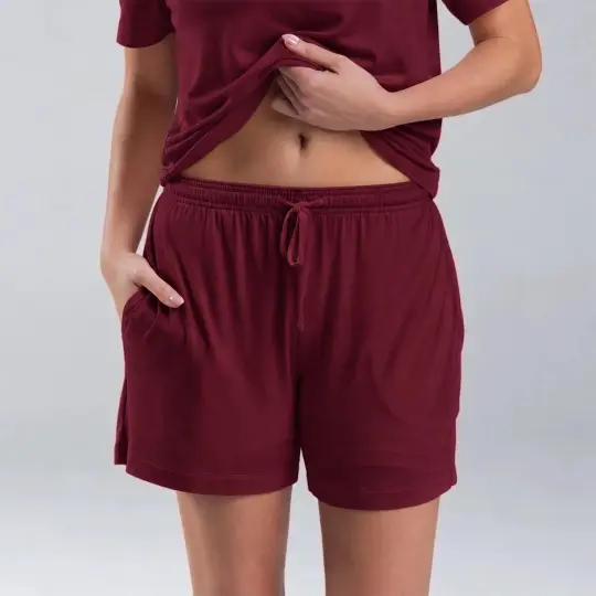 Sleep Shorts Claret