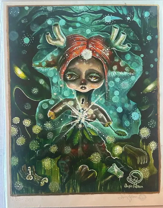 ‘Some Magic Left in Me’ limited edition hand embellished print