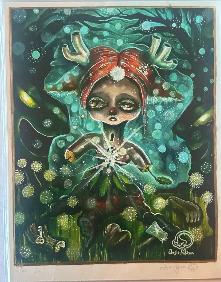 ‘Some Magic Left in Me’ limited edition hand embellished print