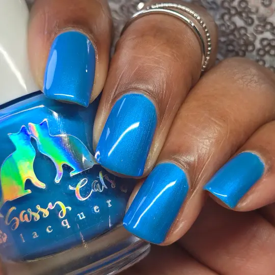 Sassy Cats Lacquer: "Blue Razz Explosion" *OVERSTOCK*