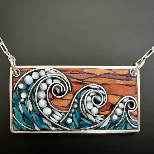 Waves of Portugal Pendant