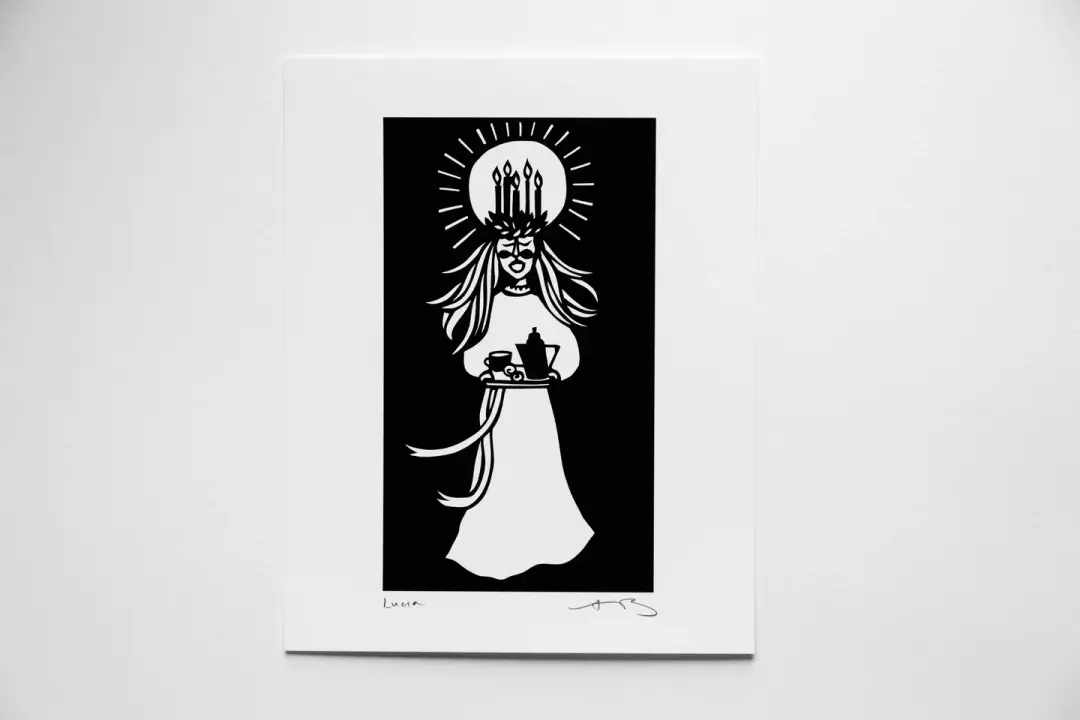 "Lucia" 8x10" print