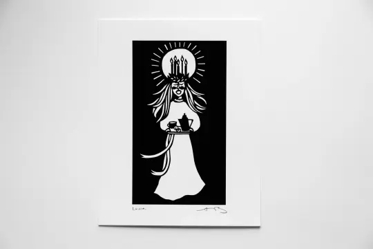 "Lucia" 8x10" print
