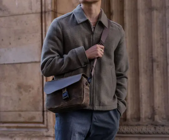 Hudson Leather Crossbody