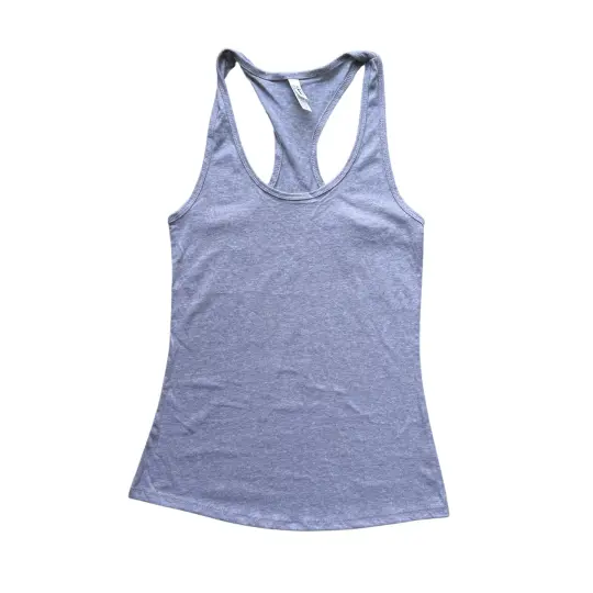 ADULT - Women's Medium Gray Racerback Tank Top