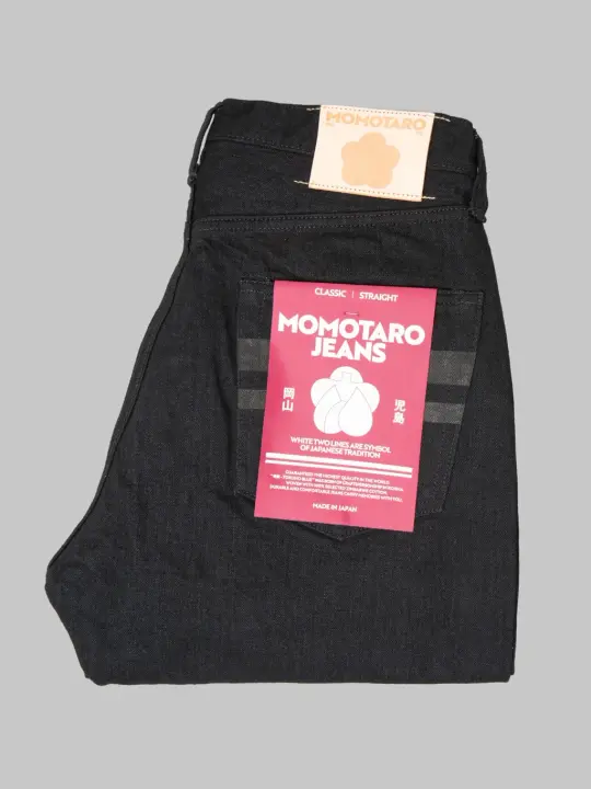 Momotaro Jeans MMJZ1101 15.7oz #100 "Classic" Straight Jeans Black