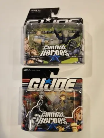 Hasbro G.I. Joe Combat Heroes 2-packs Duke Cobra Commander Destro Scar