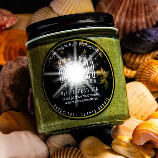 Kelp & Dead Sea Resting Bleep Face Scrub.