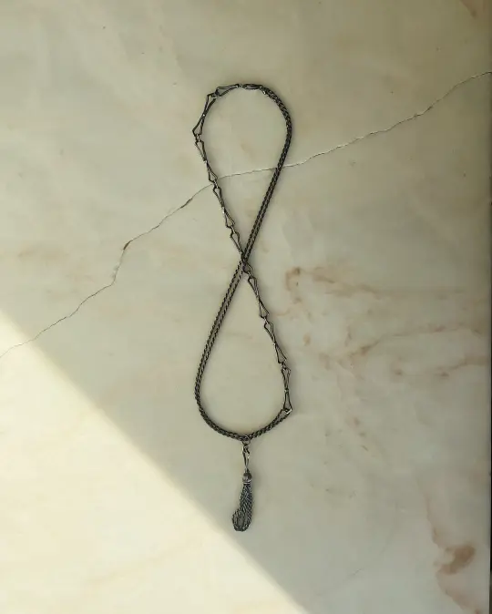 Chiasmus // Silver Necklace