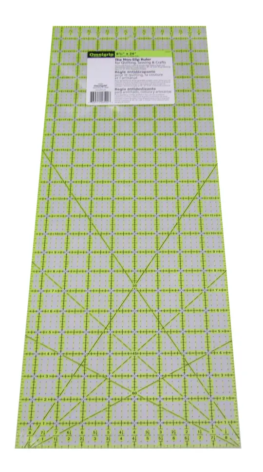 Omnigrid Omnigrip Neon Ruler 8-1/2in x 24in