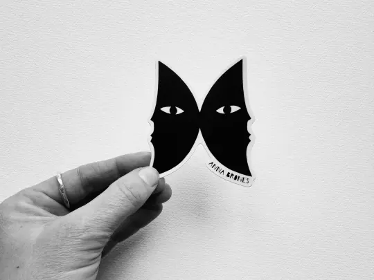 "Eyes of the Full Moon" Sticker
