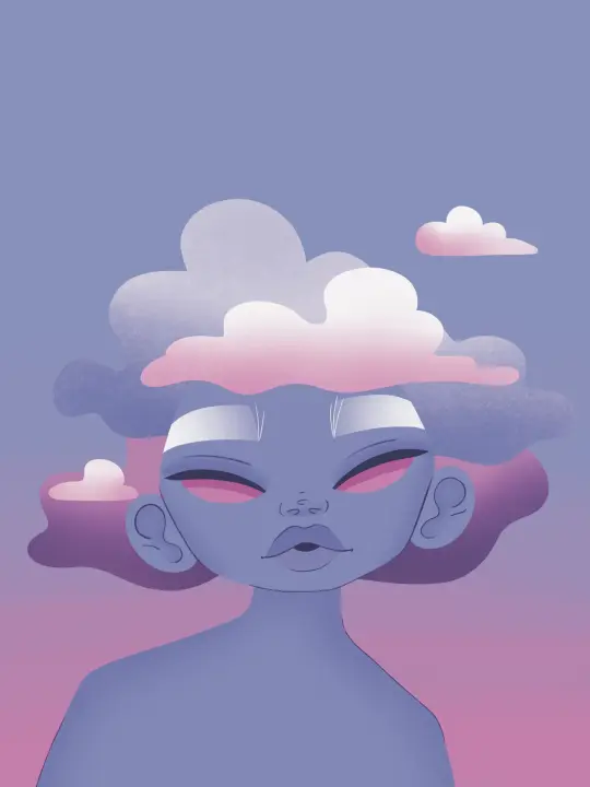 Head in the clouds Print