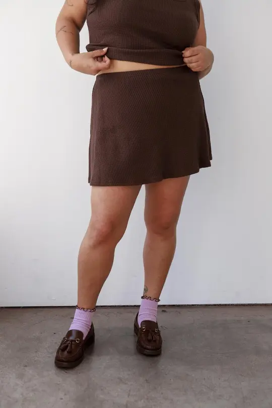 Waffle Skort