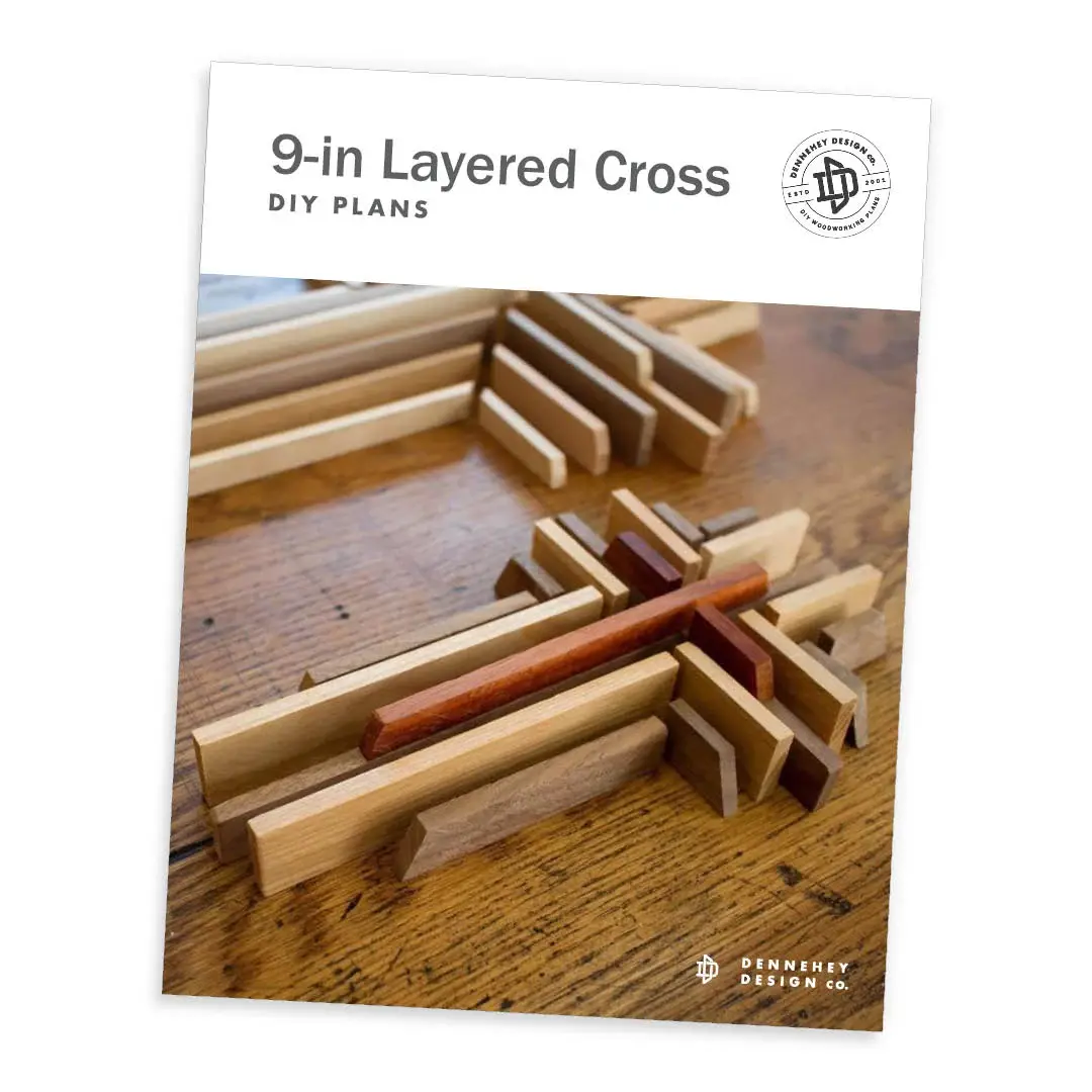 DIY 9-inch Layered Cross Plans