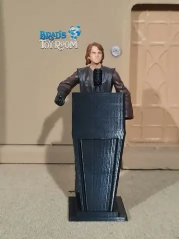 Custom Podium built for 3 3/4 118 Scale Figures Star Wars GI Joe Acid