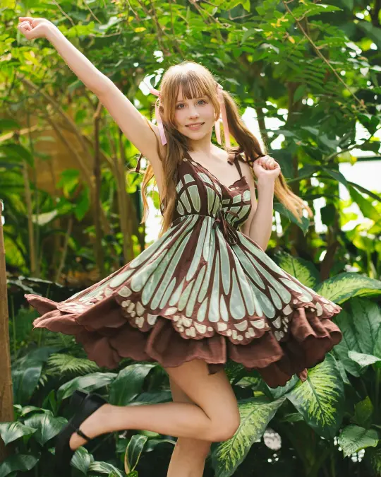 Spanish Moon Moth Dress