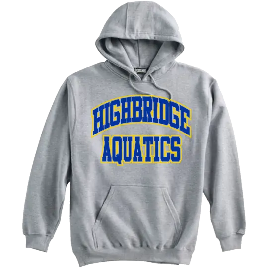 Highbridge Aquatics Screen Printed Pennant 10oz Hoodie