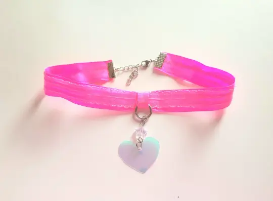 magical girl heart & star choker (made to order)