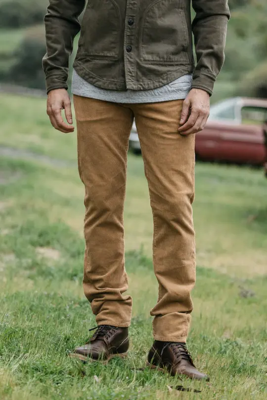 The Pen Slim Stretch 16w Corduroy - Khaki