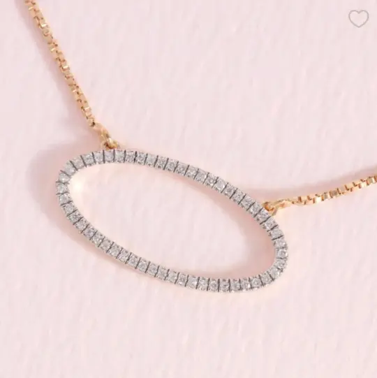 One With The Oval Pendant Necklace
