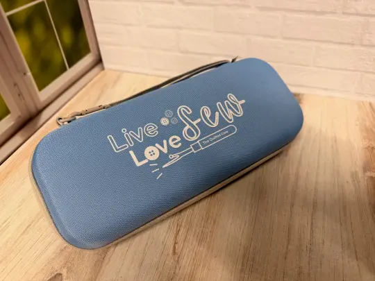 Quilted Cow-Live Love Sew Case