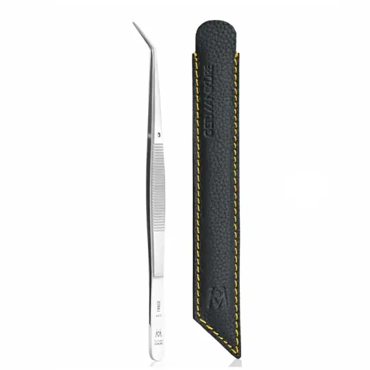 Germanikure - Nail Art Tweezers in Leather Case