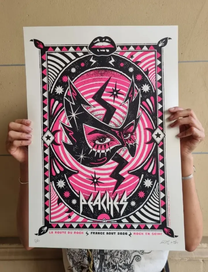 Peaches (La Route du rock 2026) gigposter