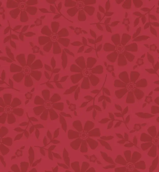 Red Tonal Flowers from Orchard House