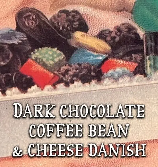 Dark Chocolate, Coffee Bean, and Cheese Danish Hair Gloss