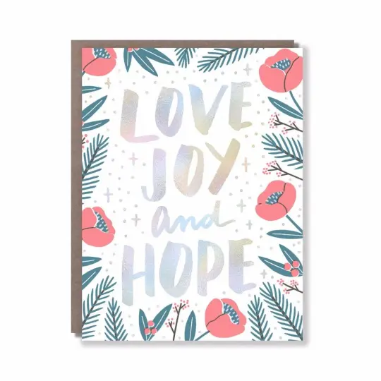 Love, Joy, and Hope Card