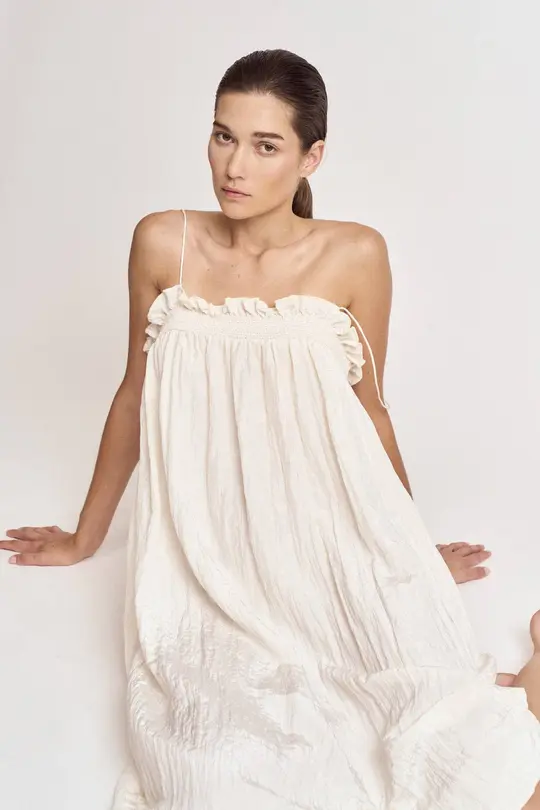 Selah Crinkle Column Dress