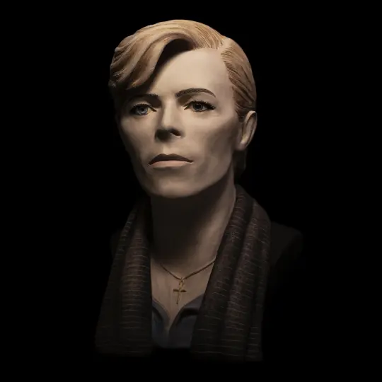 'Wild Is The Wind' David Bowie Full Head Bust Sculpture