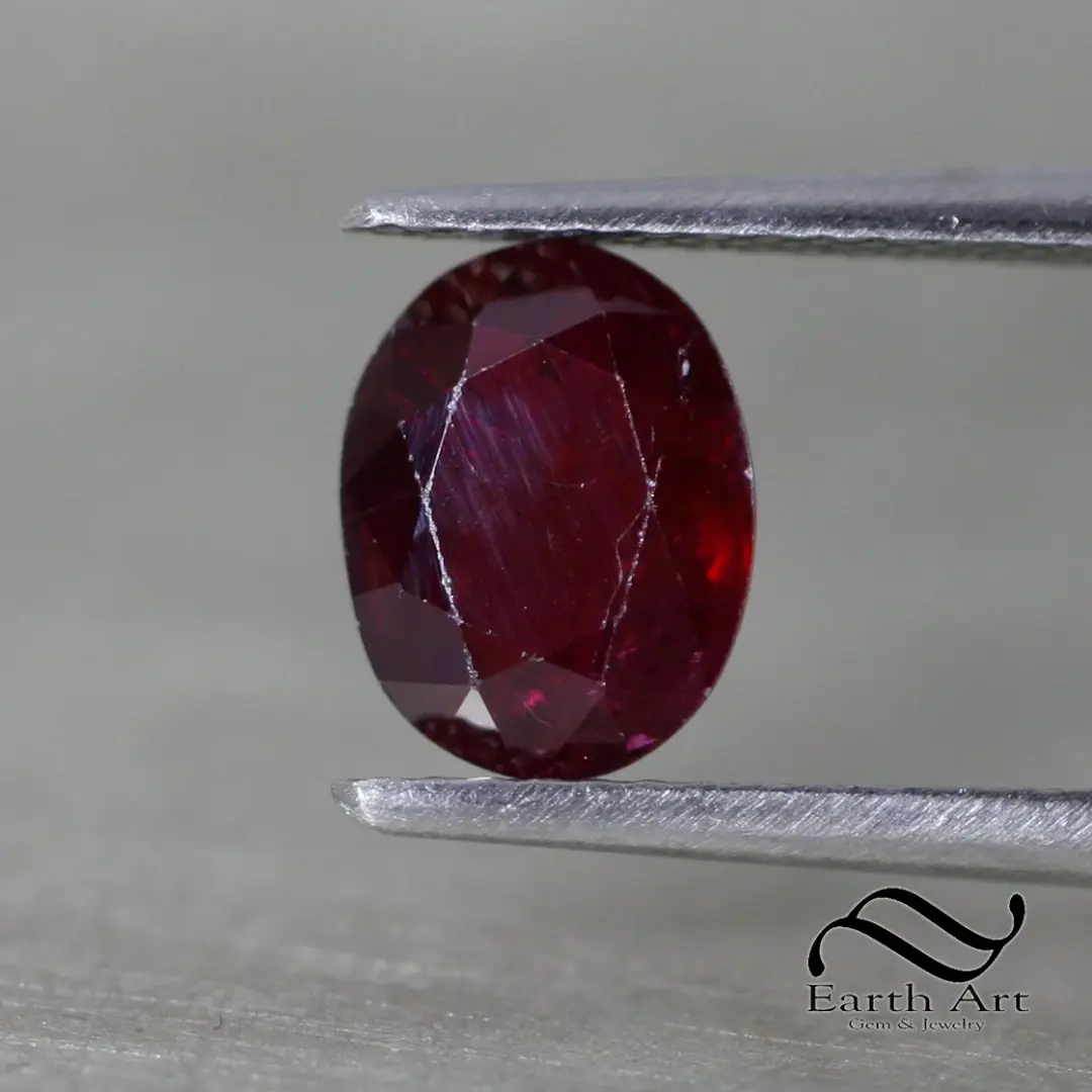 2.07 ct Natural Ruby USA Seller - Loose red Oval 8x6