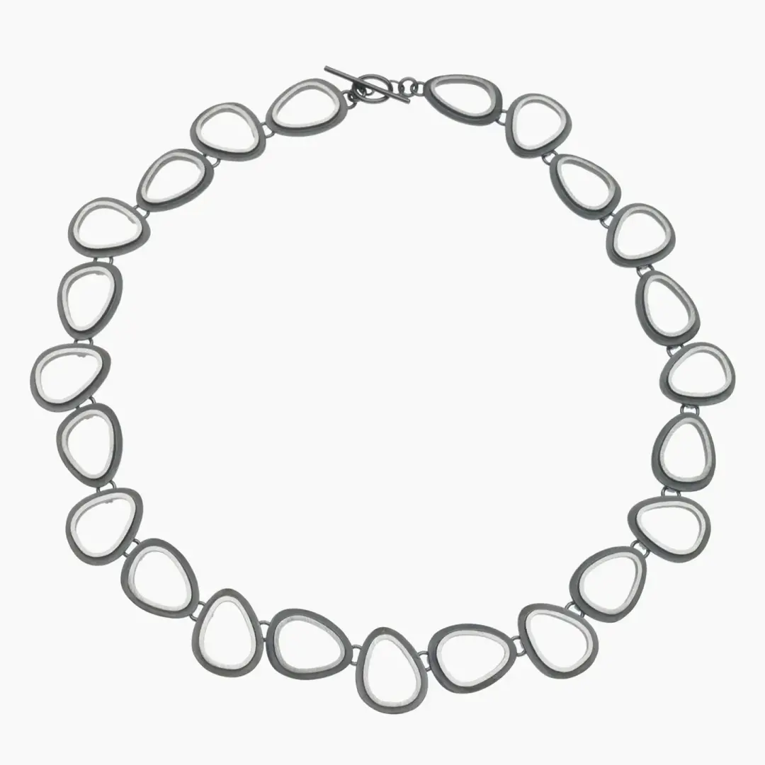 Eclipse Organic Ovals Link Necklace