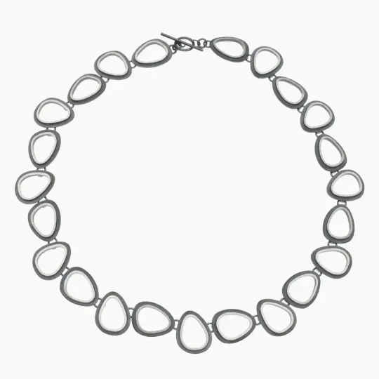 Eclipse Organic Ovals Link Necklace
