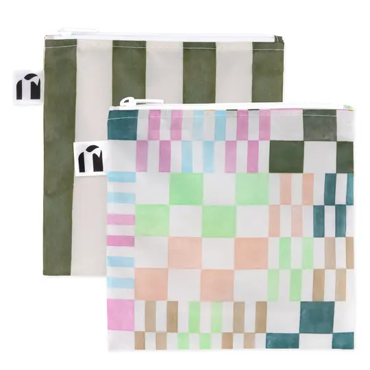 Reusable Snack Bag, Large 2 Pack: Motley Club