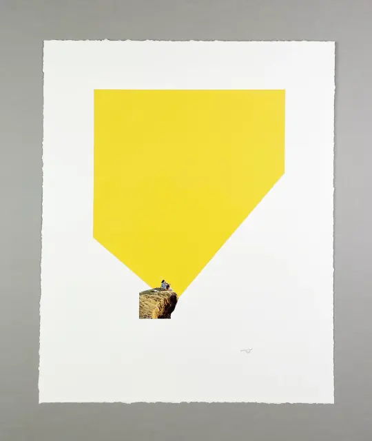 'sunset' Original Collage