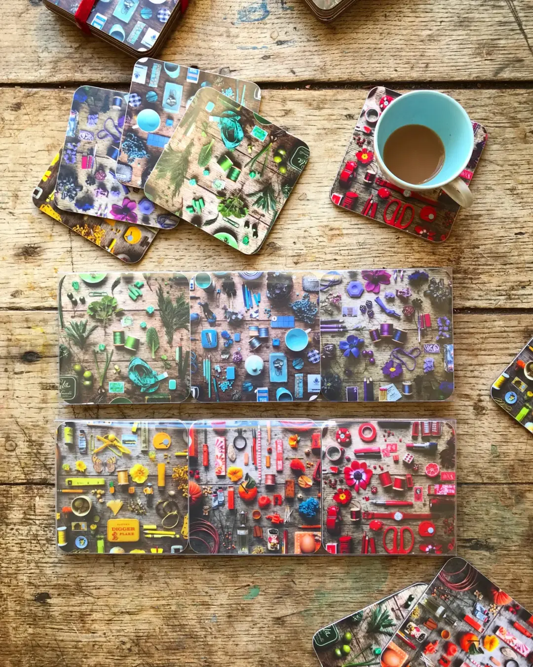 5ftinf Coasters ( Pack of 6 )